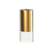 Плафон Nowodvorski Система Cameleon (Камелеон) Серия Cylinder S (Цилиндр S), Цвет Transparent/Brass (Прозрачный/Латунь) арт. 8546
