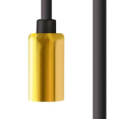 Кабель черный 3,5 м. Nowodvorski Система Cameleon (Камелеон) Серия Cable (Кейбл), Цвет Black/Brass (Черный/Латунь) арт. 8618