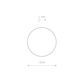 Настенный светильник Nowodvorski Серия Ring Led S (Ринг Лед S) Цвет Black (Черный) арт. 7634