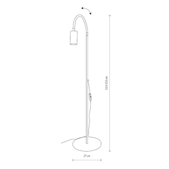 Торшер Nowodvorski Eye Flex 8934