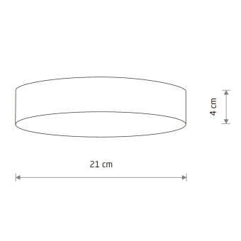 Потолочный cветильник Nowodvorski Lid Round Led 10413