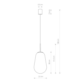 Подвесной светильник Nowodvorski Pear L 7797