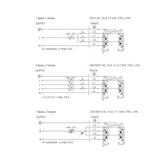 Подвесной шинопровод Nowodvorski Ctls Track 8717