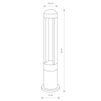 Уличный светодиодный светильник Nowodvorski Monterrey Led 9507