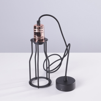 Подвесная люстра Nowodvorski Серия Workshop A (Воркшоп A) Цвет Black/Copper (Черный/Медь) арт. 6337