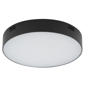 Потолочный cветильник Nowodvorski Серия Lid Round Led (Лид Раунд Лед) Цвет Black (Черный) арт. 10417