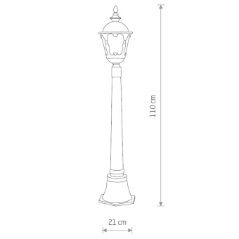 Уличный светильник Nowodvorski Tybr 4685