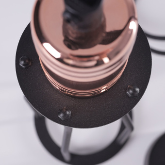 Подвесная люстра Nowodvorski Серия Workshop A (Воркшоп A) Цвет Black/Copper (Черный/Медь) арт. 6337