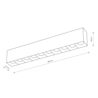 Накладной светильник Nowodvorski Midi Led 10050