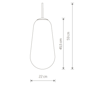 Плафон Nowodvorski Cameleon Pear L 10328