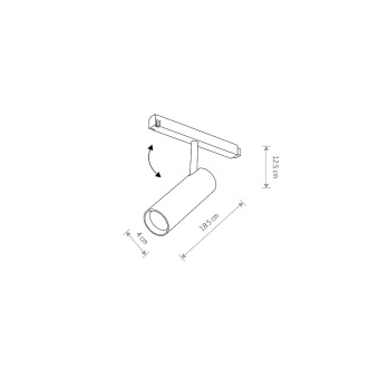 Трековый светильник Nowodvorski Lvm Spot 10142