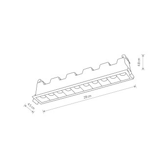 Встраиваемый светильник Nowodvorski Mini Led 10045