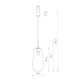 Подвесной светильник Nowodvorski Pear L 8671