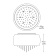 Потолочная люстра Zumaline VISTA C0076-06K-F4GQ Потолочная люстра Zumaline VISTA C0076-06K-F4GQ
