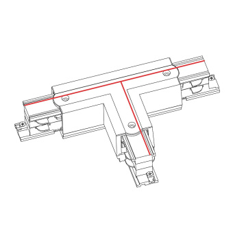 Коннектор T-образный левый 1 Nowodvorski Ctls Power 8244