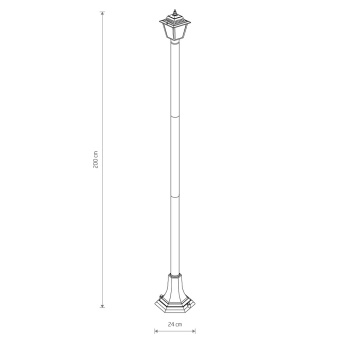 Уличный светильник Nowodvorski Ana 10502