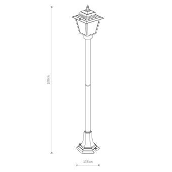 Уличный светильник Nowodvorski Ana 10501