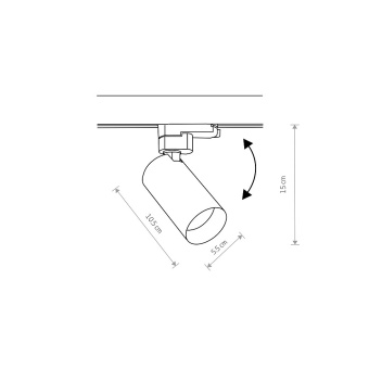Трековый светильник Nowodvorski Ctls Mono 10239