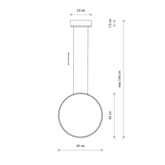 Подвесная люстра Nowodvorski Circolo Led S 10810