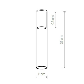 Плафон Nowodvorski Система Cameleon (Камелеон) Серия Cylinder L (Цилиндр L), Цвет Transparent/Brass (Прозрачный/Латунь) арт. 8540