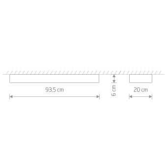 Потолочный cветильник Nowodvorski Soft Ceiling Led 90x20 7542
