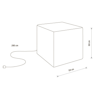 Ландшафтный светильник Nowodvorski Cumulus Cube 8965