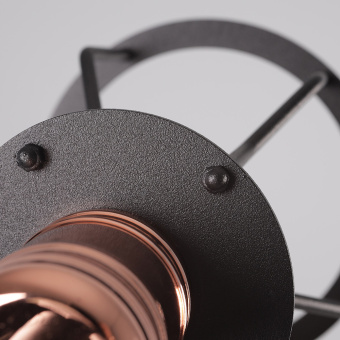 Подвесная люстра Nowodvorski Серия Workshop B (Воркшоп B) Цвет Black/Copper (Черный/Медь) арт. 6336