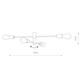 Потолочный cветильник Nowodvorski Rotor 7936
