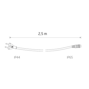 Провод питания для Белт лайт 2.5 метра Nowodvorski Festoon Lights 7871
