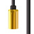 Кабель черный 3,5 м. Nowodvorski Система Cameleon (Камелеон) Серия Cable (Кейбл), Цвет Black/Brass (Черный/Латунь) арт. 8618