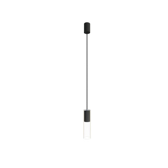 Подвесной светильник Nowodvorski Серия Cylinder M (Цилиндр M) Цвет Transparent/Black (Прозрачный/Черный) арт. 7865