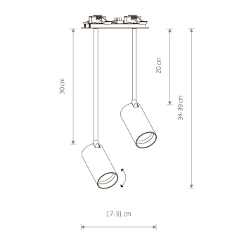 Спот Nowodvorski Mono Surface Long 7740