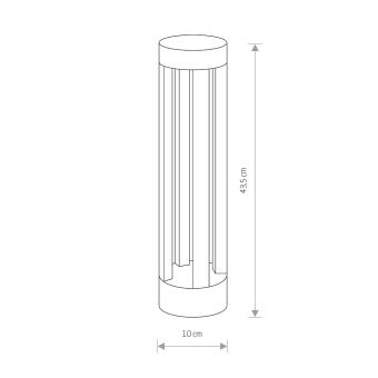 Уличный светодиодный светильник Nowodvorski Tepic Led 9508